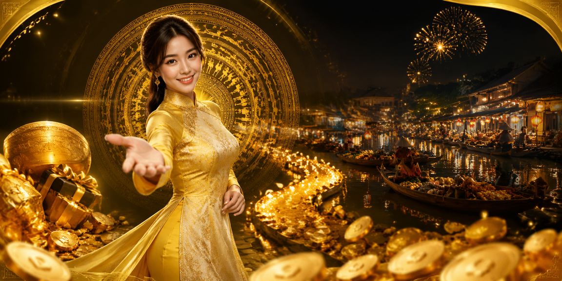 Không gian giải trí casino tại Cần Thơ với trang phục áo dài truyền thống